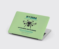 Thumbnail for Inspired Flight IF1200A design on light green MacBook case