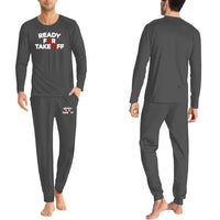 Thumbnail for Ready For Takeoff men pajamas - Gray