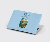 Thumbnail for Abbotsford International Airport (YXX) design on light blue MacBook case