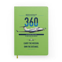 Thumbnail for Beechcraft King Air 360 design on light green notebook