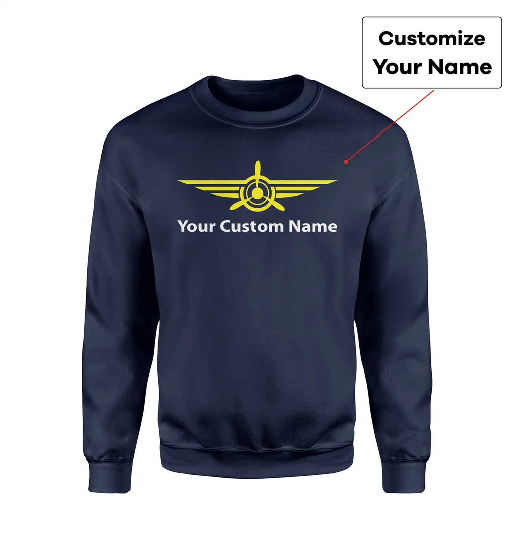 Customisable Name & Big Badge 3D Sweatshirt - view 4