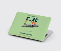 Thumbnail for F-4E Phantom II Two Engines One Thunder design on light green MacBook case