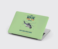 Thumbnail for Airbus H215 design on light green MacBook case