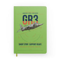 Thumbnail for Hawker Siddeley Harrier GR3 design on light green notebook