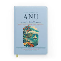 Thumbnail for V. C. Bird International Airport (ANU) design on light blue notebook