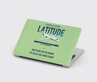 Thumbnail for Cessna Citation Latitude design on light green MacBook case