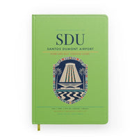 Thumbnail for Santos Dumont Airport (SDU) design on light green notebook