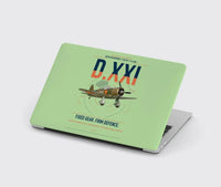 Thumbnail for Fokker D.XXI — Dutch LVA aircraft 221 design on light green MacBook case