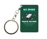 Thumbnail for DJI Spark Key Chain design on dark green key chain