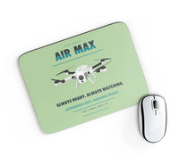 Thumbnail for Percepto Air Max design on light green rectangle mouse pad