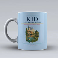 Thumbnail for Kristianstad Airport (KID) airport code design on light blue ceramic mug