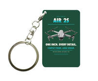 Thumbnail for DJI Air 2S Key Chain design on dark green key chain