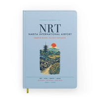 Thumbnail for Tokyo Narita International Airport (NRT) design on light blue notebook