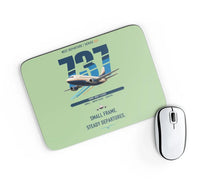 Thumbnail for Boeing 737-500 Classic design on light green rectangle mouse pad
