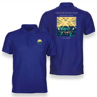 Thumbnail for VINTAGE G4504 - The Searchlight Choir - Double-Side Polo T-Shirt design on blue
