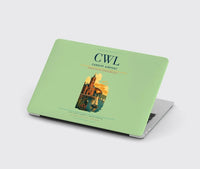Thumbnail for Cardiff Airport (CWL) design on light green MacBook case