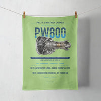 Thumbnail for PW800 design on light green towel