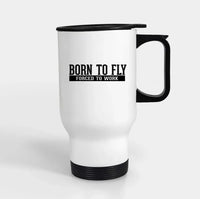Thumbnail for Customisable Born to Fly Travel Mug - view 4