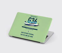 Thumbnail for Beechcraft Bonanza G36 design on light green MacBook case