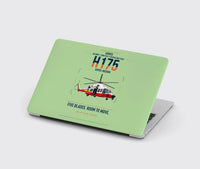 Thumbnail for Airbus H175 design on light green MacBook case
