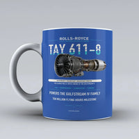 Thumbnail for 611-8 Mug design on blue tay