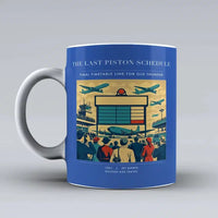 Thumbnail for VINTAGE G4469 - The Last Piston Schedule - Ceramic Mug design on blue