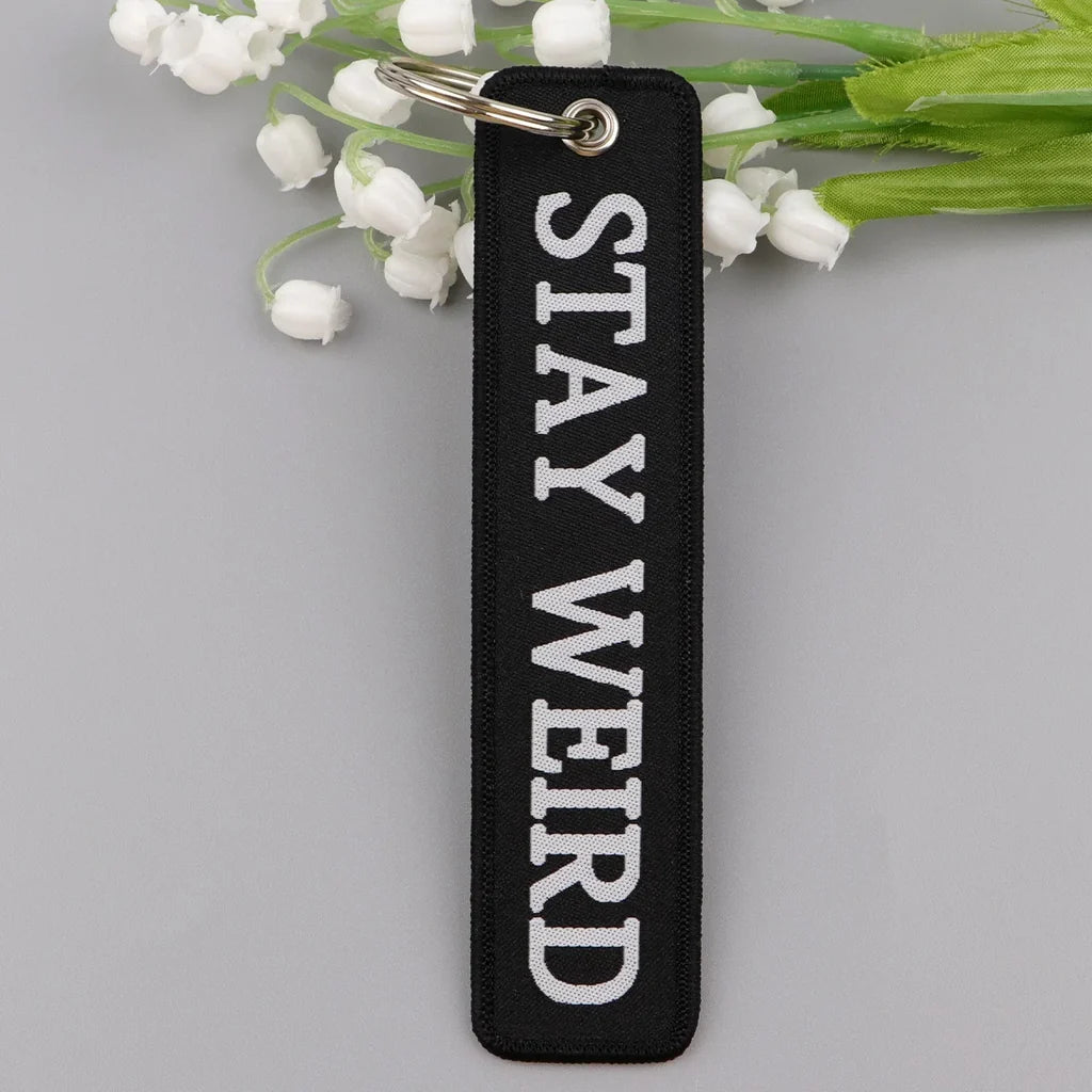STAY WEIRD Key Chain - view 4