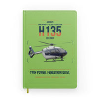 Thumbnail for Airbus H135 design on light green notebook