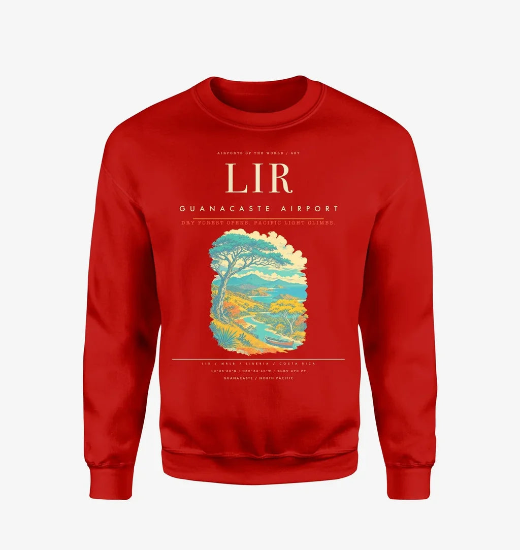 Guanacaste Airport LIR Sweatshirt - Red