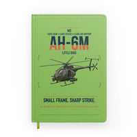 Thumbnail for MD AH-6M Little Bird design on light green notebook