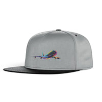 Thumbnail for Multicolor Airplane snapback - gray & black