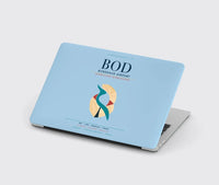 Thumbnail for Bordeaux Airport (BOD) design on light blue MacBook case