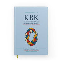 Thumbnail for Kraków John Paul II International Airport (KRK) design on light blue notebook