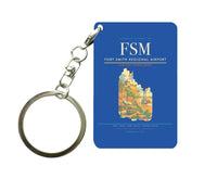 Thumbnail for Fort Smith Regional Airport (FSM) design on blue key chain