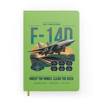 Thumbnail for F-14D Tomcat design on light green notebook