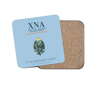 Thumbnail for Northwest Arkansas National Airport (XNA) design on light blue 1 piece coaster