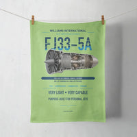 Thumbnail for FJ33-5A design on light green towel