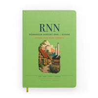 Thumbnail for Bornholm Airport (RNN) design on light green notebook