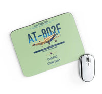 Thumbnail for Air Tractor AT-802F design on light green rectangle mouse pad