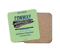 Thumbnail for CONWAY design on light green 1 piece coaster