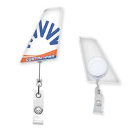 Thumbnail for SunExpress Designed Tail Shape Retractable ID Card Badge - view 4
