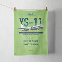 Thumbnail for NAMC YS-11A design on light green towel
