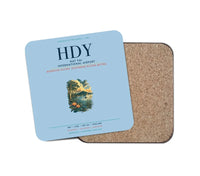 Thumbnail for Hat Yai International Airport (HDY) design on light blue 1 piece coaster