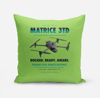 Thumbnail for DJI Matrice 3TD design on light green pillow