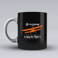 Thumbnail for Customisable Life is a journey Enjoy Mug - view 4