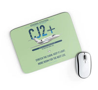 Thumbnail for Cessna Citation CJ2+ design on light green rectangle mouse pad
