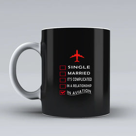 In Aviation Ceramic White Mugs