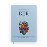 Thumbnail for Berlin Brandenburg Airport Willy Brandt (BER) design on light blue notebook