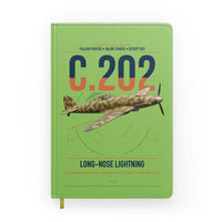 Thumbnail for Macchi C.202 Folgore design on light green notebook