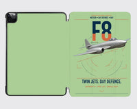 Thumbnail for Gloster Meteor F8 design on light green ipad tablet case